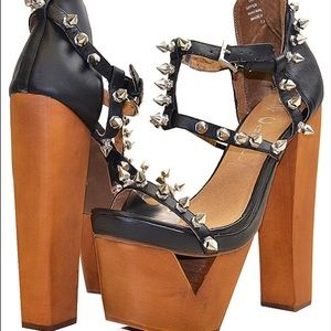 Jeffrey Campbell ‘Dominique’ Spike Platform Heels